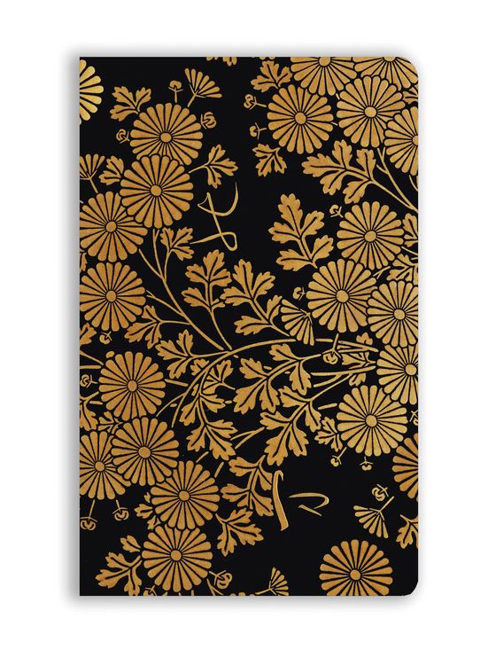 Produktbild: Premium Softcover Notizbuch: Uematsu Hobi, Box mit Chrysanthemen verziert