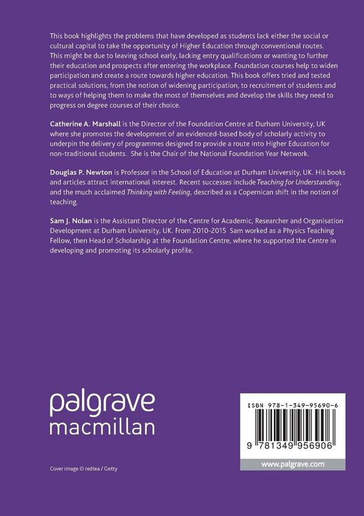 Produktbild: Widening Participation, Higher Education and Non-Traditional Students
