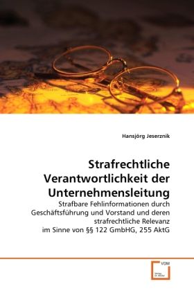 Produktbild: Jeserznik, H: Strafrechtliche Verantwortlichkeit der Unterne