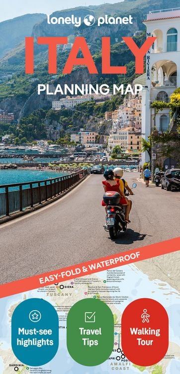 Produktbild: Lonely Planet Italy Planning Map