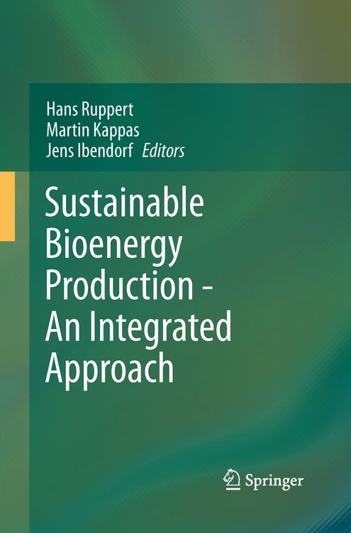 Produktbild: Sustainable Bioenergy Production - An Integrated Approach
