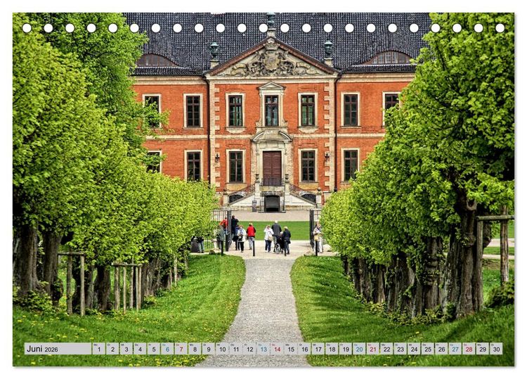 Produktbild: Schloss Bothmer - Kl&uuml;tzer Schlossimpressionen (Tischkalender 2026 DIN A5 quer), CALVENDO Monatskalender