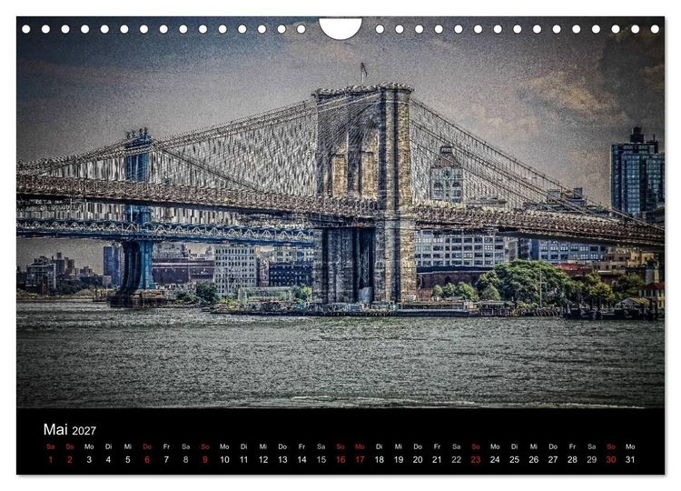 Produktbild: New York feeling (Wandkalender 2027 DIN A4 quer), CALVENDO Monatskalender