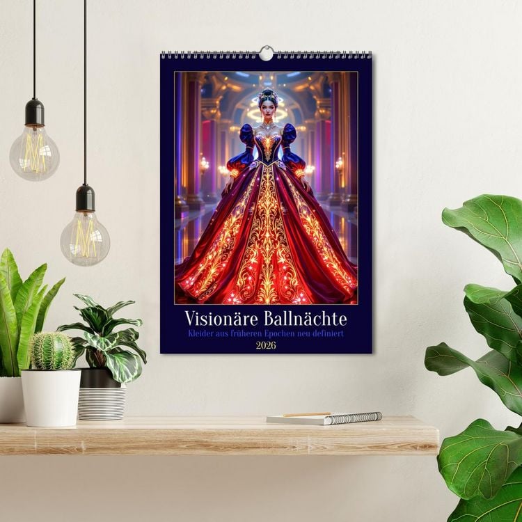 Produktbild: Vision&auml;re Balln&auml;chte (Wandkalender 2026 DIN A3 hoch), CALVENDO Monatskalender