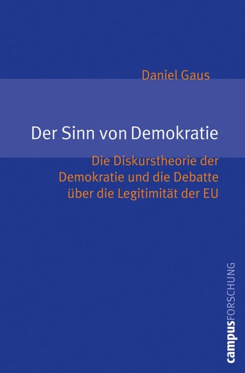 Produktbild: Der Sinn von Demokratie