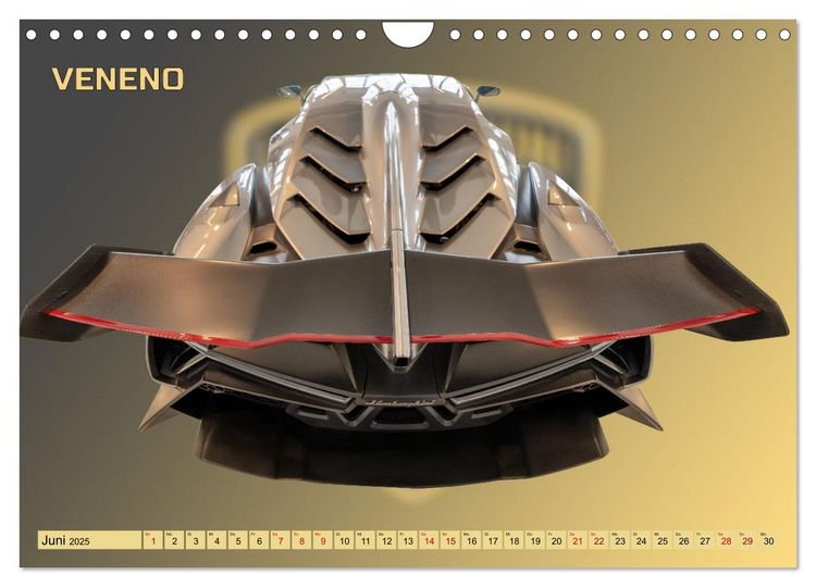 Produktbild: Ikonen der Automobilkunst (Wandkalender 2025 DIN A4 quer), CALVENDO Monatskalender
