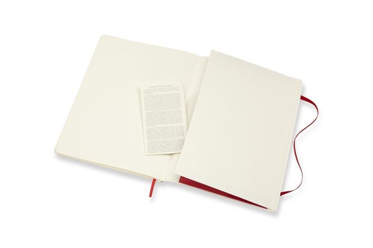 Produktbild: MOLESKINE NOTIZBUCH XL, BLANKO, SOFT COVER, SCHARLACHROT