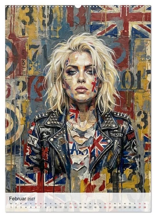 Produktbild: Punk 76 (Wandkalender 2027 DIN A2 hoch), CALVENDO Monatskalender