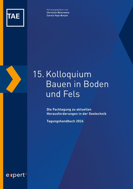 Produktbild: 15. Kolloquium Bauen in Boden und Fels