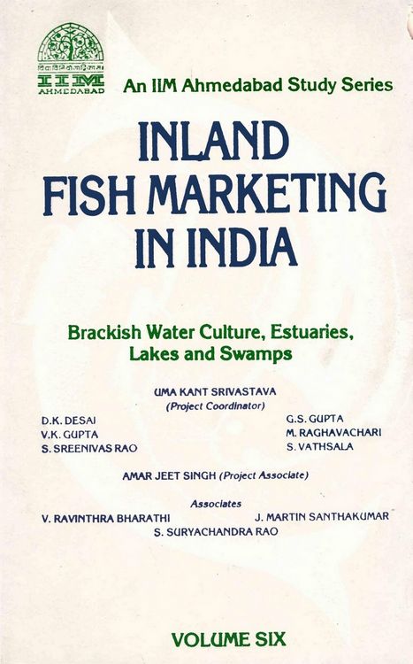 Produktbild: Inland Fish Marketing In India Brackish Water Culture, Estuaries, Lakes And Swamps