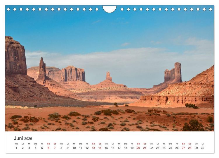 Produktbild: Arizona - Grand Canyon State (Wandkalender 2026 DIN A4 quer), CALVENDO Monatskalender