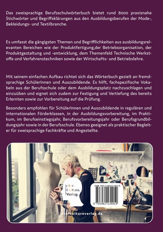Produktbild: Berufsschulwtb Textil-, Mode- Bekleidungstechnik Pers.
