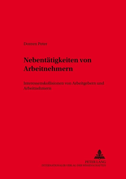 Produktbild: Nebent&auml;tigkeiten von Arbeitnehmern