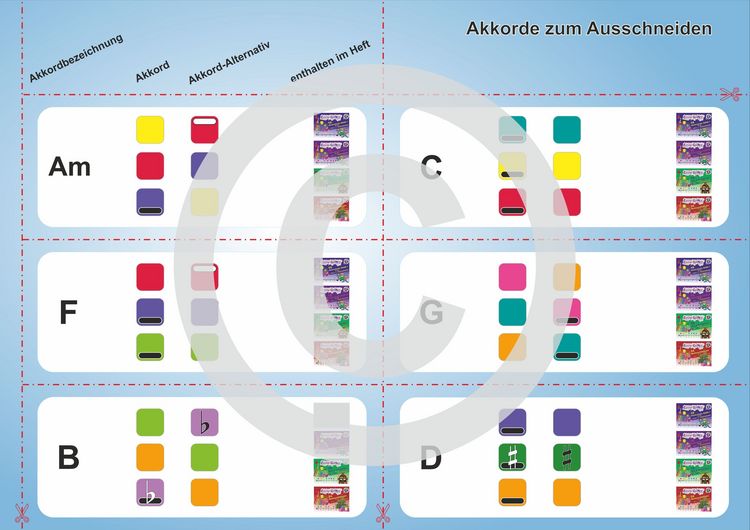 Produktbild: Einfacher!-Geht-Nicht: 34 Kinderlieder BAND 1+2 f&uuml;r die RAINBOW Instrumente (+Play-Along-Streaming) | LeuWa