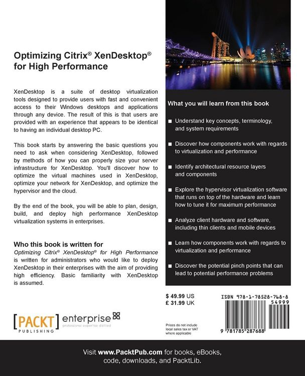 Produktbild: Optimizing Citrix&reg; XenDesktop&reg; for High Performance