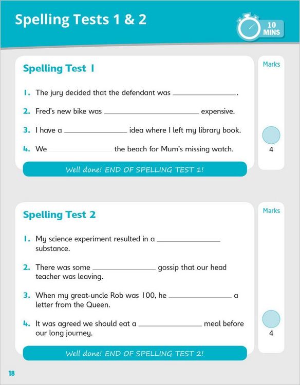 Produktbild: Grammar, Reading & Maths 10-Minute SATs Tests Ages 10-11