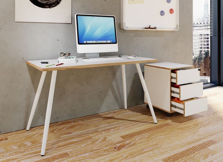 Produktbild: Schreibtisch B&uuml;rotisch Computertisch Salia 110x50