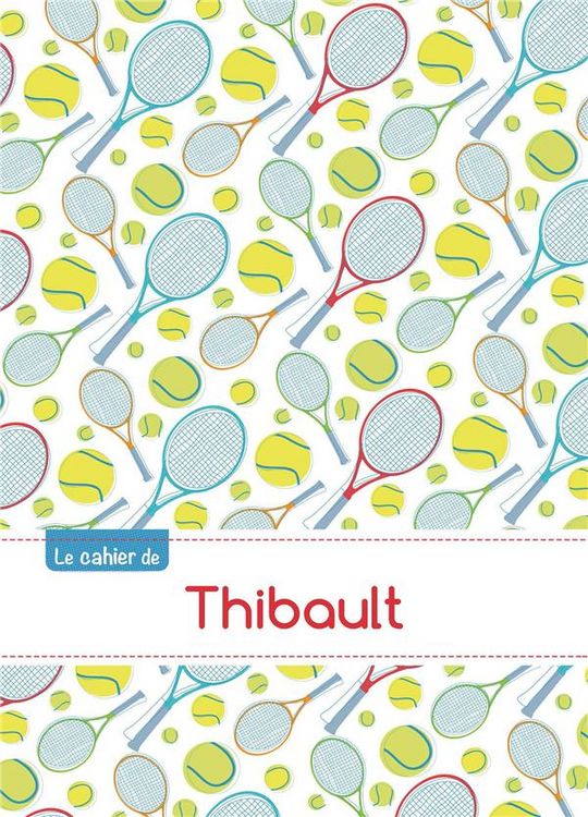 Produktbild: Cahier thibault seyes,96p,a5 tennis