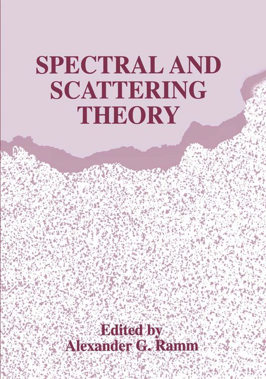 Produktbild: Spectral and Scattering Theory