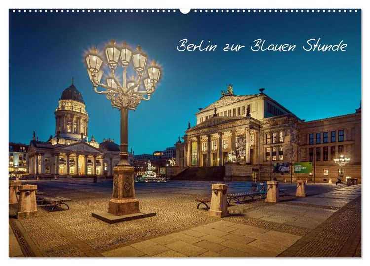 Produktbild: Die Blaue Stunde in Berlin (Wandkalender 2026 DIN A2 quer), CALVENDO Monatskalender