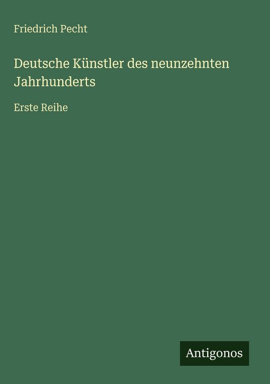 Produktbild: Deutsche K&uuml;nstler des neunzehnten Jahrhunderts