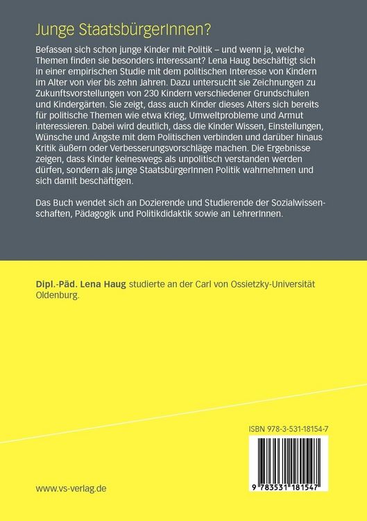 Produktbild: Junge Staatsb&uuml;rgerInnen?