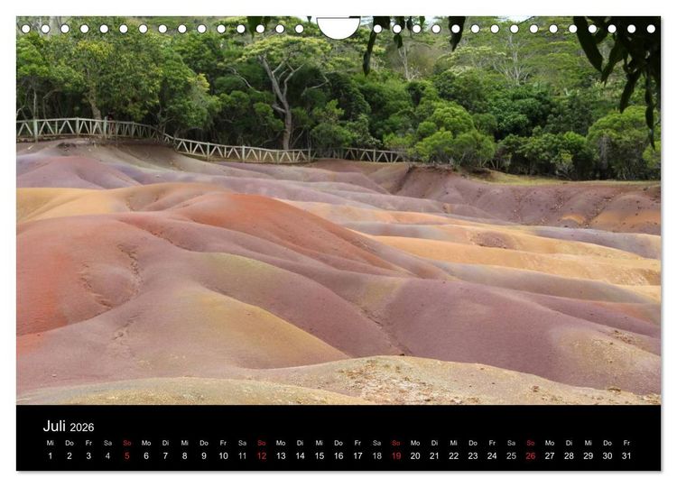 Produktbild: Trauminsel Mauritius (Wandkalender 2026 DIN A4 quer), CALVENDO Monatskalender