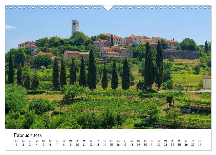 Produktbild: Istrien (Wandkalender 2026 DIN A3 quer), CALVENDO Monatskalender