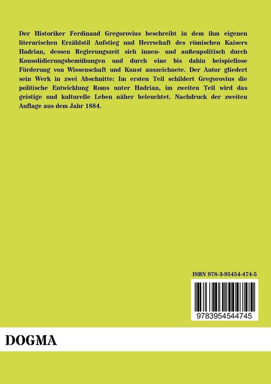 Produktbild: Der Kaiser Hadrian