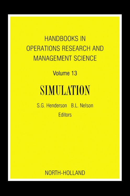 Produktbild: Handbooks in Operations Research and Management Science: Simulation