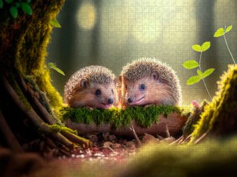 Produktbild: CALVENDO Puzzle Igel | 1000 Teile Lege-Gr&ouml;&szlig;e 64x48cm Foto-Puzzle f&uuml;r gl&uuml;ckliche Stunden