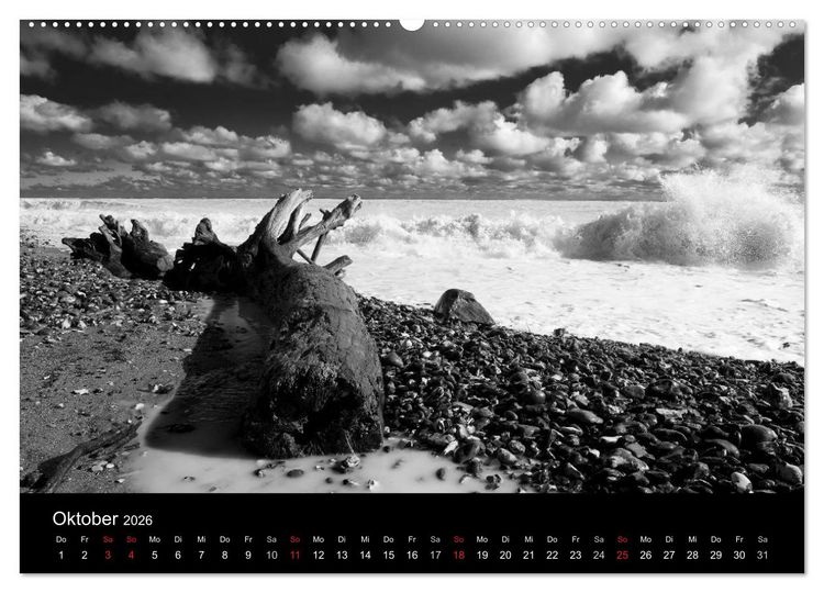 Produktbild: Strandspaziergang an der Ostsee (hochwertiger Premium Wandkalender 2026 DIN A2 quer), Kunstdruck in Hochglanz