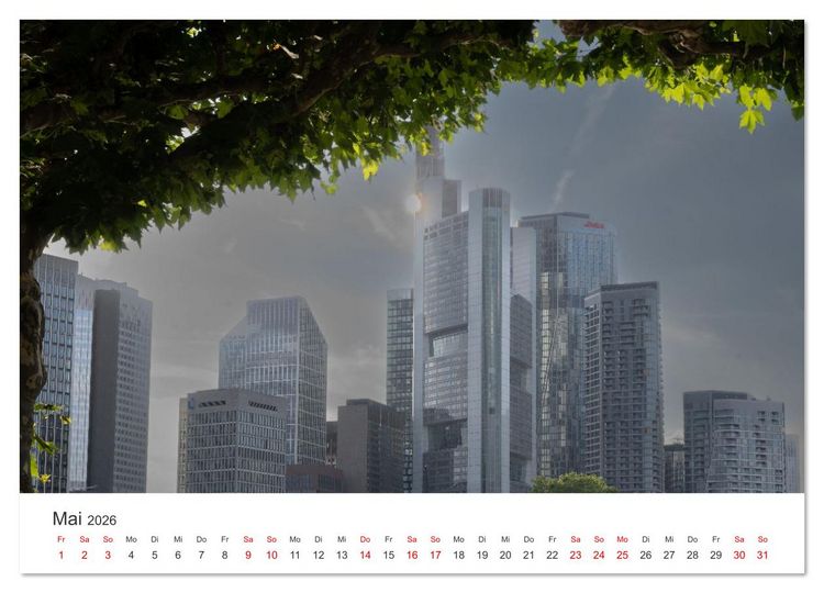 Produktbild: Frankfurt am Main - Abseits der Touristenstr&ouml;me (Wandkalender 2026 DIN A3 quer), CALVENDO Monatskalender