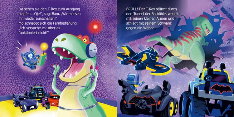 Produktbild: Maxi-Mini DC Batwheels 236: T-Rex rettet den Tag!