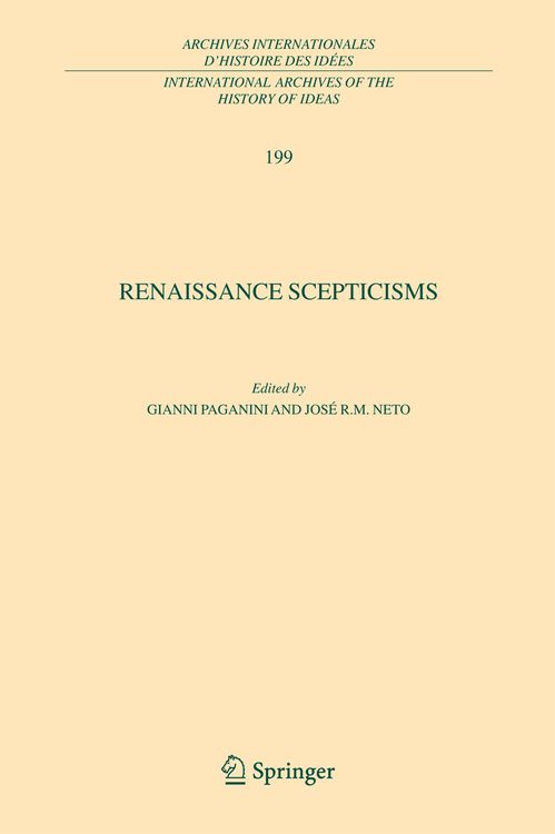 Bild vom Artikel Renaissance Scepticisms vom Autor Gianni Paganini