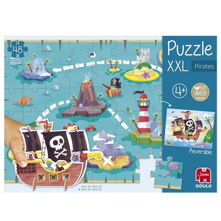 Produktbild: Goula - XXL Puzzle - Pirates, 48 Teile
