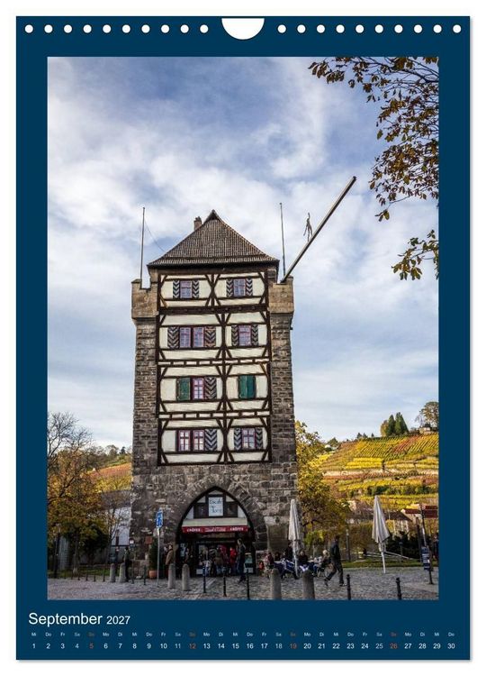 Produktbild: Esslingen am Neckar - Sehenswertes (Wandkalender 2027 DIN A4 hoch), CALVENDO Monatskalender