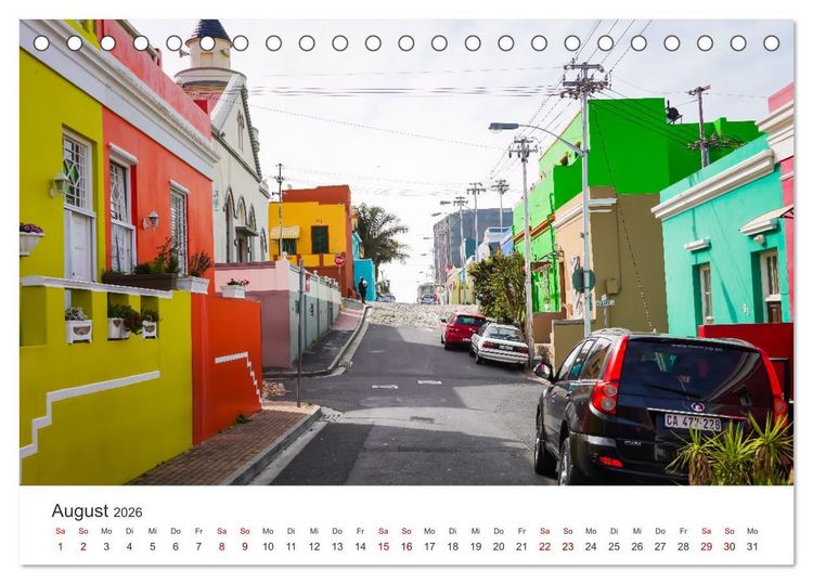 Produktbild: Kapstadt - Die bezaubernde Stadt am Kap der guten Hoffnung. (Tischkalender 2026 DIN A5 quer), CALVENDO Monatskalender