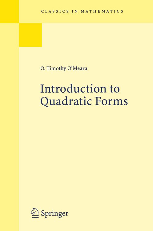 Produktbild: Introduction to Quadratic Forms