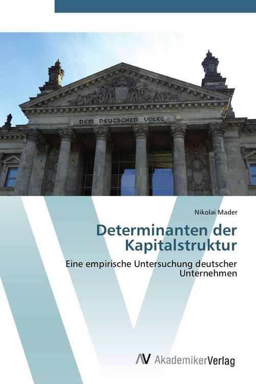 Produktbild: Determinanten der Kapitalstruktur
