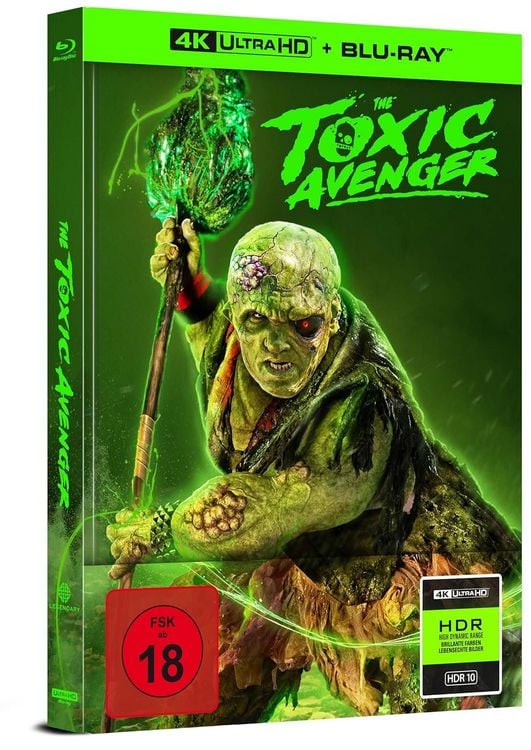 Produktbild: The Toxic Avenger - Limitiertes Mediabook (4K Ultra HD + Blu-ray)