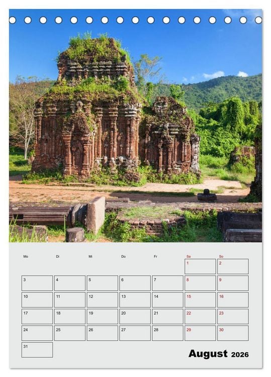 Produktbild: VIETNAM - Mein Urlaubsplaner (Tischkalender 2026 DIN A5 hoch), CALVENDO Monatskalender