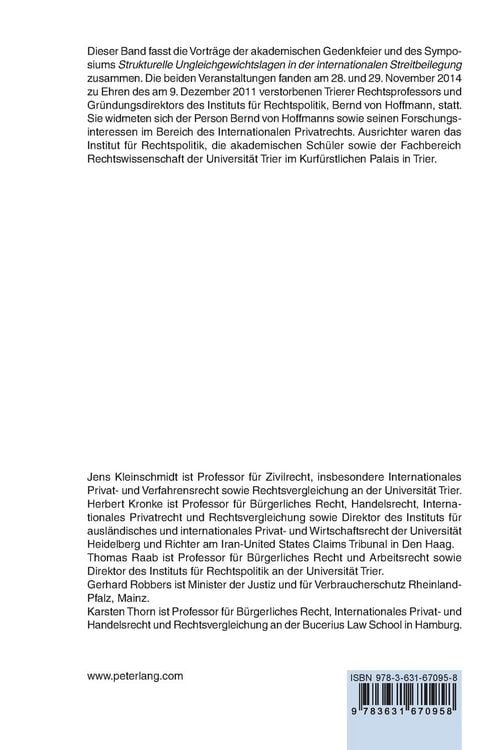 Produktbild: Strukturelle Ungleichgewichtslagen in der internationalen Streitbeilegung