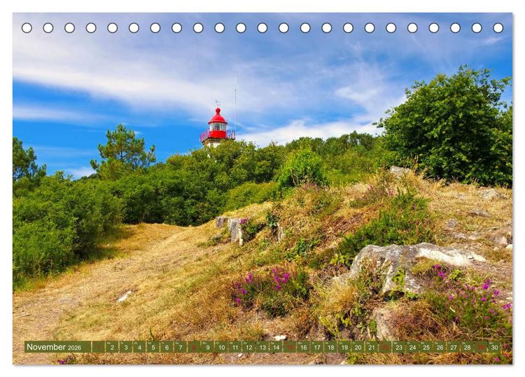 Produktbild: Crozon - Faszinierende Halbinsel im Westen der Bretagne (Tischkalender 2026 DIN A5 quer), CALVENDO Monatskalender