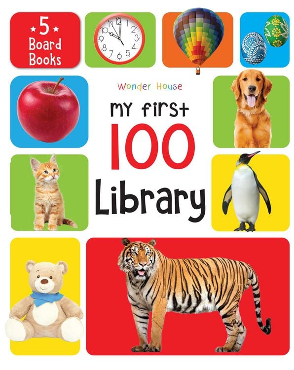 Produktbild: My First 100 Library: of 5 Early Learning Books for Kids/Children