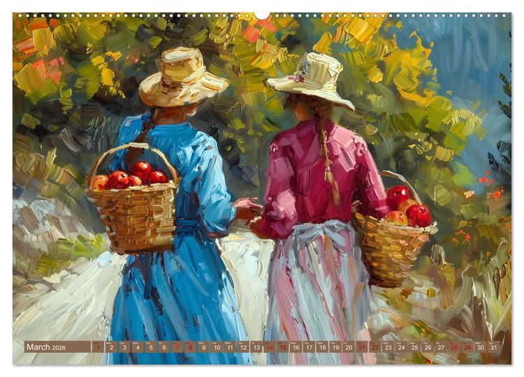 Produktbild: Life on a Farm in Old America (Wall Calendar 2026 DIN A2 landscape), CALVENDO 12 Month Wall Calendar