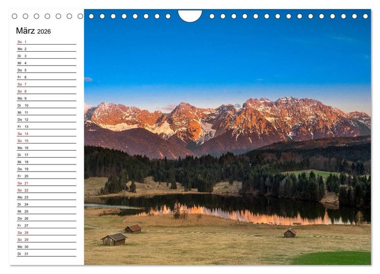 Produktbild: Atemberaubende Alpenwelt (Wandkalender 2026 DIN A4 quer), CALVENDO Monatskalender
