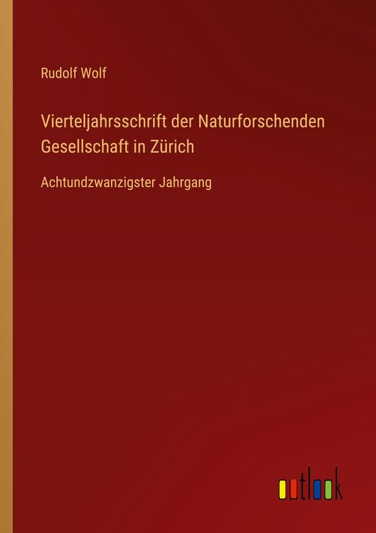 Produktbild: Vierteljahrsschrift der Naturforschenden Gesellschaft in Z&uuml;rich