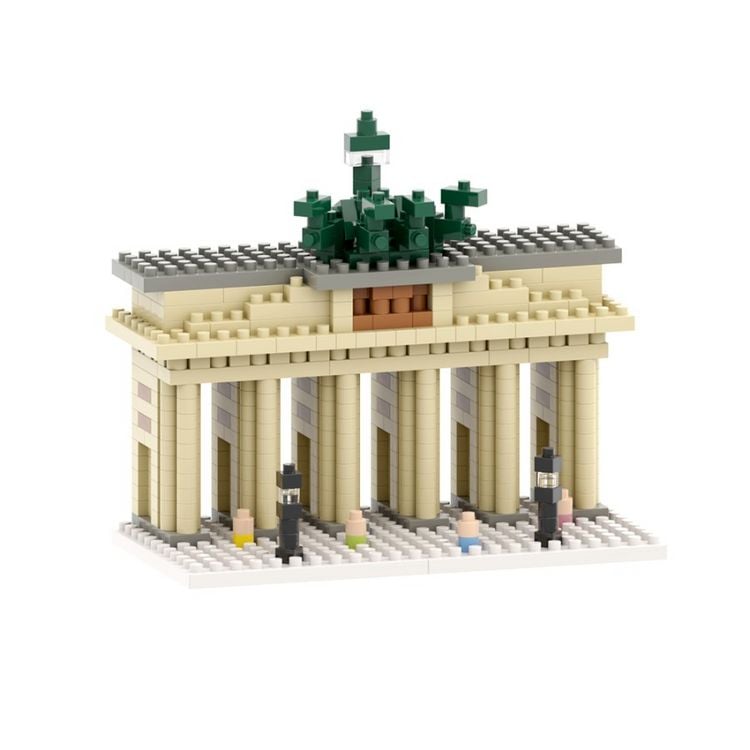 Produktbild: BRIXIES 200043 - Brandenburger Tor, 3D Konstruktionsbausatz aus Ministeinen, 570 Teile