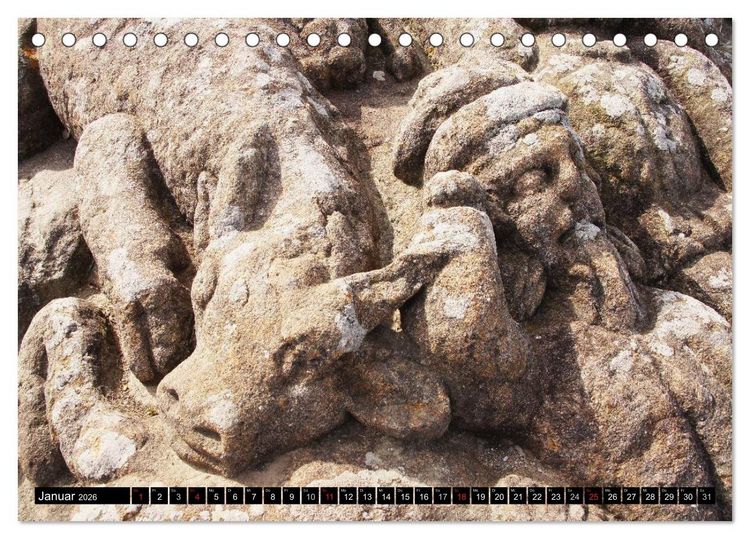 Produktbild: Liebenswerte Bretagne (Tischkalender 2026 DIN A5 quer), CALVENDO Monatskalender